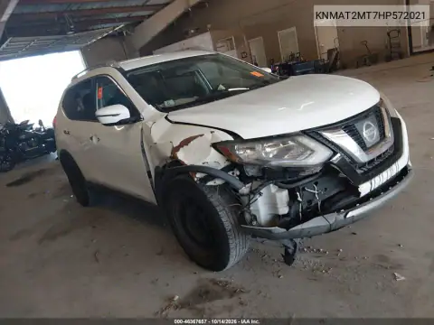 KNMAT2MT7HP572021 — 2017 Nissan Rogue, დაზიანება ყველა მხრიდან, ფოტოები შეკეთებამდე