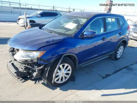 KNMAT2MT8HP507033 — 2017 Nissan Rogue, foto 3 de IAAI, Parte delantera