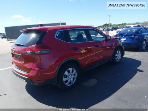 JN8AT2MT7HW390426 — 2017 Nissan Rogue, фото 5 с аукциона IAAI, передняя часть слева