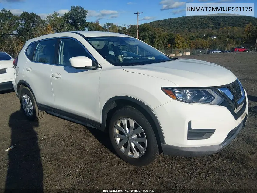 2018 Nissan Rogue S VIN KNMAT2MV0JP521175 фото 2
