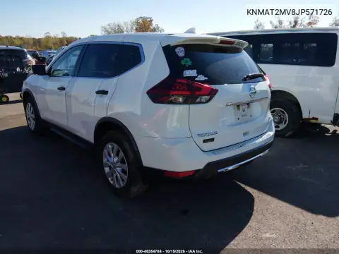 KNMAT2MV8JP571726 — 2018 Nissan Rogue, foto 4 de IAAI, Delantera derecha