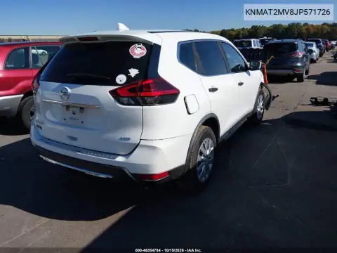 KNMAT2MV8JP571726 — 2018 Nissan Rogue, foto 5 de IAAI, Delantera derecha