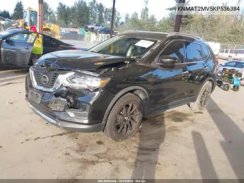 KNMAT2MV5KP536384 — 2019 Nissan Rogue, фото 3 с аукциона IAAI 28.10.2026, ПЕРЕДНЯЯ ЧАСТЬ
