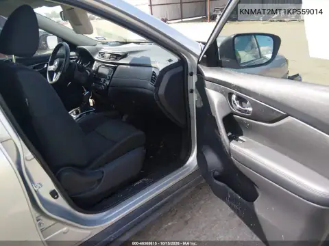 KNMAT2MT1KP559014 — 2019 Nissan Rogue, ПЕРЕДНЯЯ ЧАСТЬ, фото до ремонта