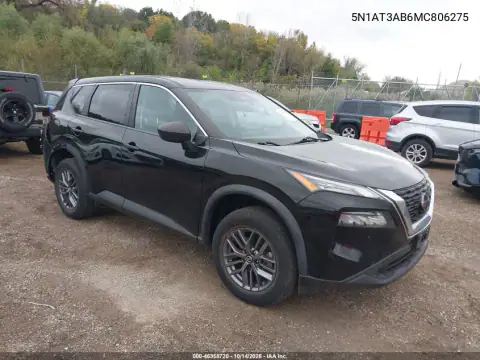 5N1AT3AB6MC806275 — 2021 Nissan Rogue, Задняя часть, фото до ремонта