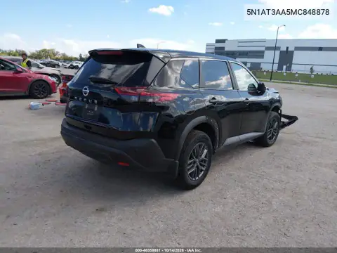 5N1AT3AA5MC848878 — 2021 Nissan Rogue, zdjęcie 4 z IAAI, Przód