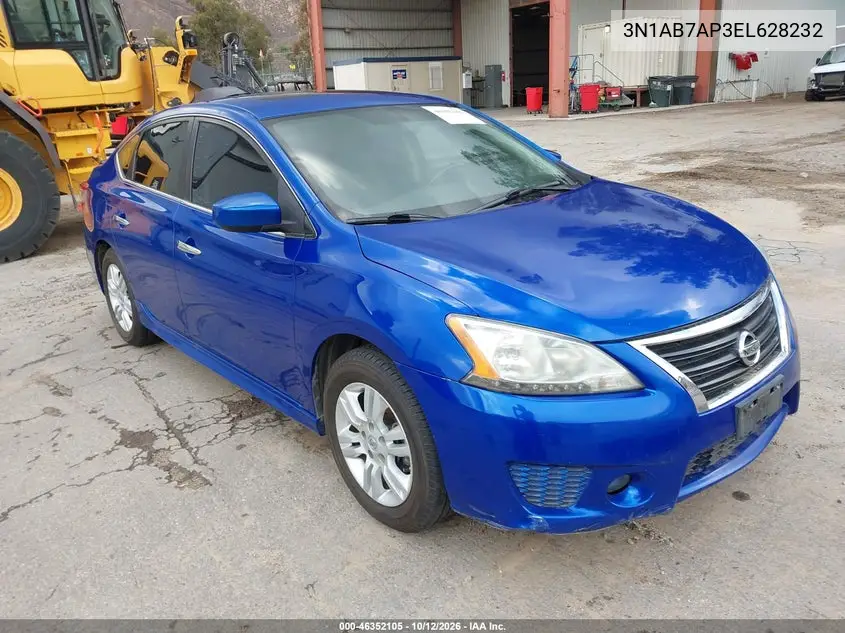 2014 Nissan Sentra Sr VIN 3N1AB7AP3EL628232 фото 2