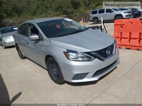 3N1AB7APXGL668519 — 2016 Nissan Sentra, Естественный износ, фото до ремонта