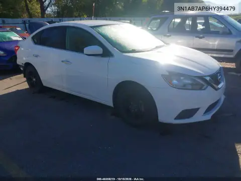 3N1AB7AP6HY394479 — 2017 Nissan Sentra, Parte trasera, fotos antes de reparar