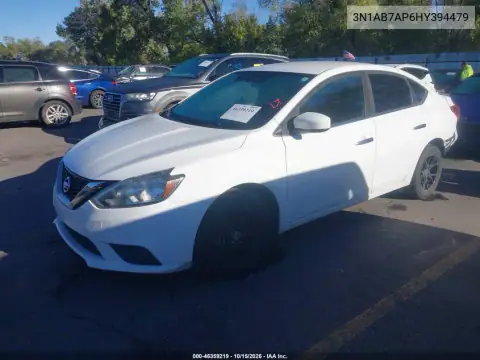 3N1AB7AP6HY394479 — 2017 Nissan Sentra, foto 3 de IAAI, Parte trasera
