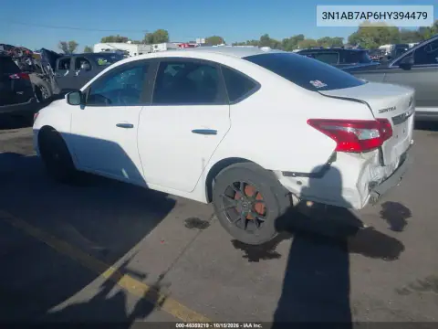 3N1AB7AP6HY394479 — 2017 Nissan Sentra, foto 4 de IAAI, Parte trasera