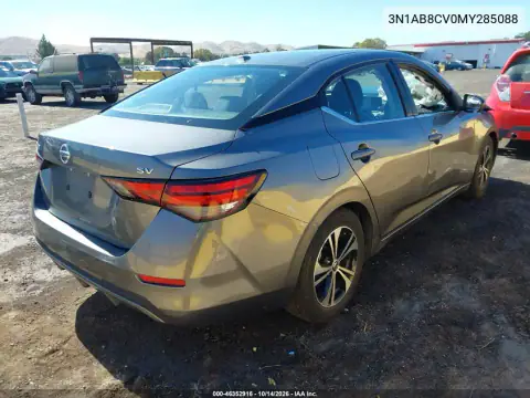 3N1AB8CV0MY285088 — 2021 Nissan Sentra, фото 5 з IAAI, Передня частина