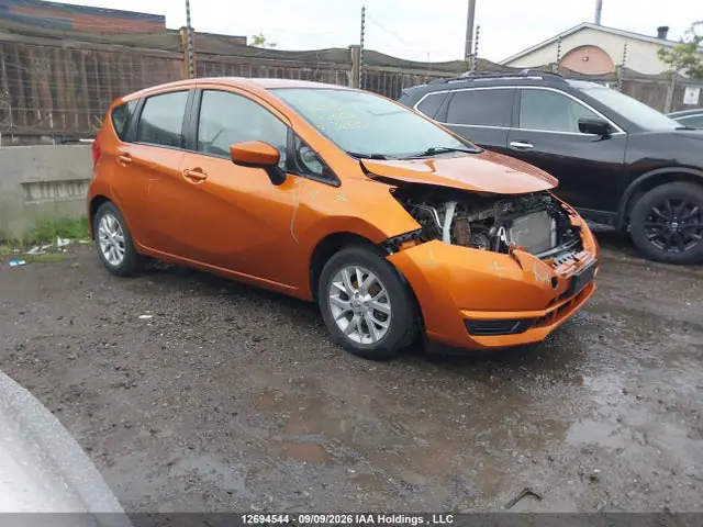 3N1CE2CP4HL363051 — 2017 Nissan Versa NOTE, Przód (Front), zdjęć przed naprawą