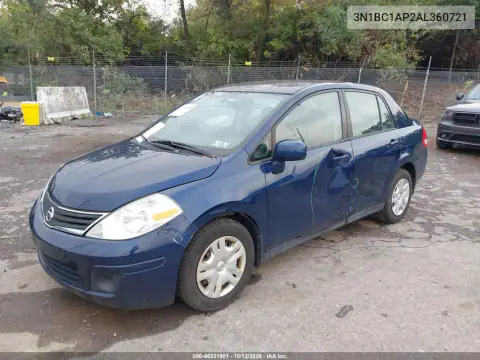 3N1BC1AP2AL360721 — 2010 Nissan Versa, фото 2 с аукциона IAAI 23.10.2026, левый бок