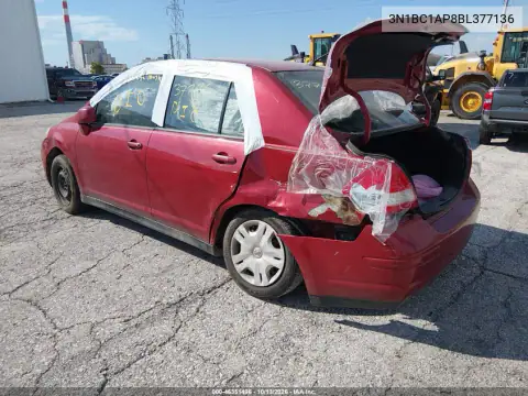 3N1BC1AP8BL377136 — 2011 Nissan Versa, фото 3 с аукциона IAAI, Задняя часть