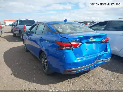 3N1CN8EV2ML874900 — 2021 Nissan Versa, zdjęcie 4 z IAAI, Nie podano
