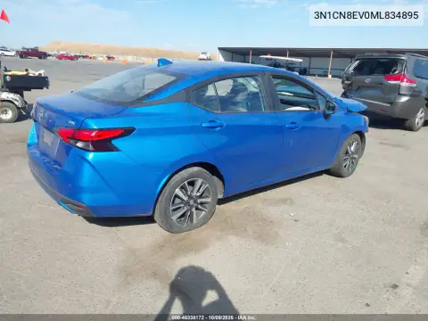 2021 Nissan Versa Sv Xtronic Cvt VIN 3N1CN8EV0ML834895 фото 4