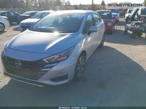 3N1CN8EV7SL837094 — 2025 Nissan Versa, photo 3 from IAAI 14.10.2026, Right rear