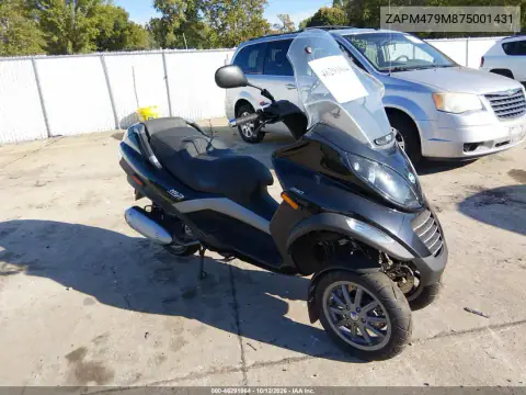 ZAPM479M875001431 — 2007 Piaggio MP3, Normalne zużycie, zdjęć przed naprawą