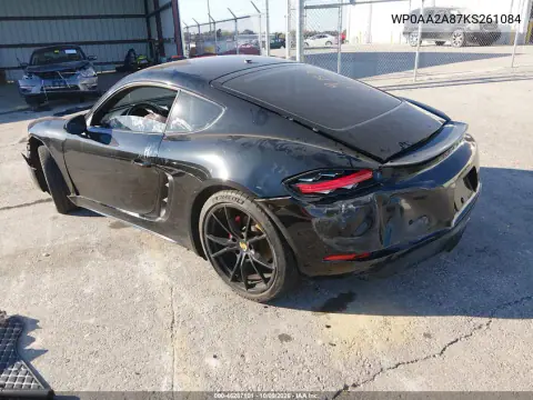 2019 Porsche 718 Cayman VIN WP0AA2A87KS261084 фото 4
