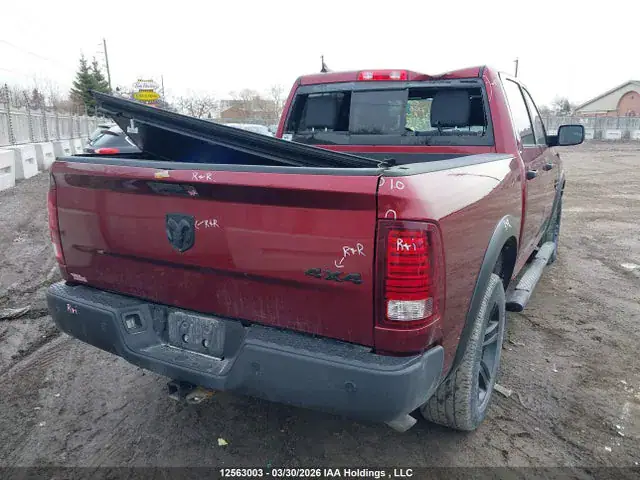 2021 RAM 1500 Classic Slt VIN 1C6RR7LG2MS546458 фото 4