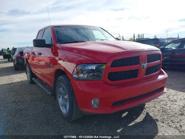 1C6RR7FT8JS133352 — 2018 RAM 1500 ST, Задняя часть (Rear), фото до ремонта