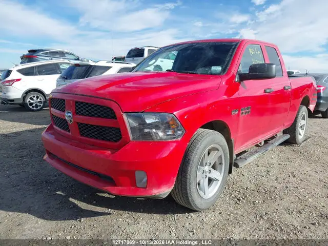 1C6RR7FT8JS133352 — 2018 RAM 1500 ST, photo 2 from IAAI 15.10.2026, Rear end