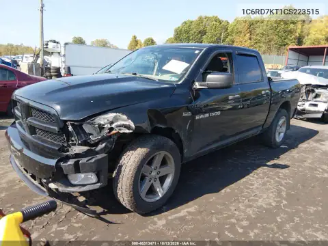 1C6RD7KT1CS223515 — 2012 RAM 1500, фото 3 с аукциона IAAI 20.10.2026, Передняя часть слева