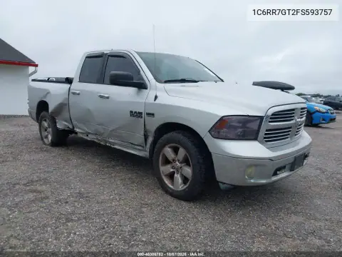 2015 Ram 1500 Big Horn VIN 1C6RR7GT2FS593757 фото 2
