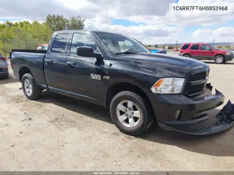 1C6RR7FT6HS853968 — 2017 RAM 1500, photo 2 from IAAI, Front end