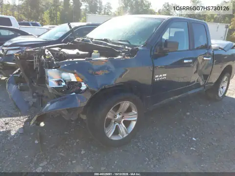1C6RR6GG7HS730126 — 2017 RAM 1500, photo 3 from IAAI, Normal wear