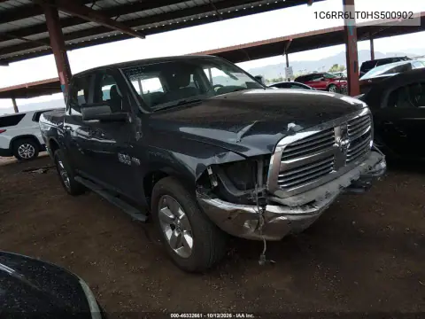 1C6RR6LT0HS500902 — 2017 RAM 1500, ПЕРЕДНЯЯ ЧАСТЬ, фото до ремонта