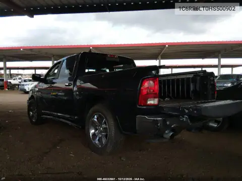 1C6RR6LT0HS500902 — 2017 RAM 1500, photo 4 from IAAI, Front end