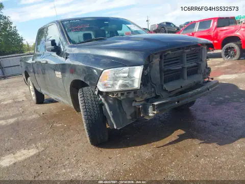 1C6RR6FG4HS532573 — 2017 RAM 1500, Задняя часть, фото до ремонта