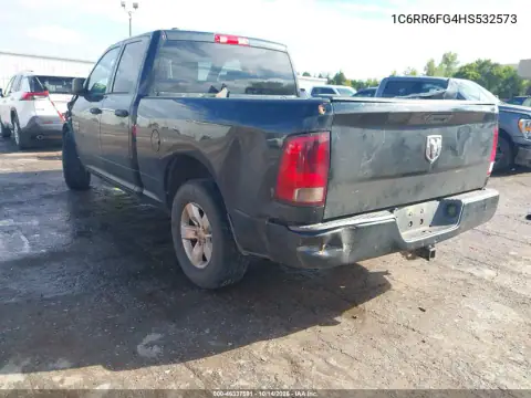 1C6RR6FG4HS532573 — 2017 RAM 1500, photo 4 from IAAI, Rear end