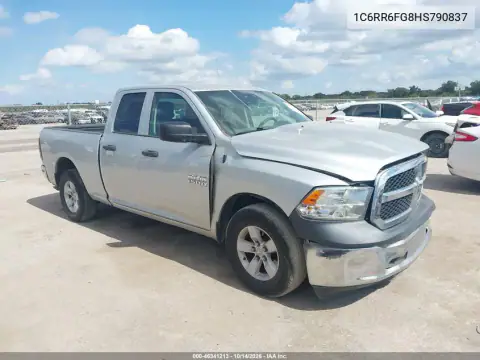1C6RR6FG8HS790837 — 2017 RAM 1500, Передня частина, фото до ремонту