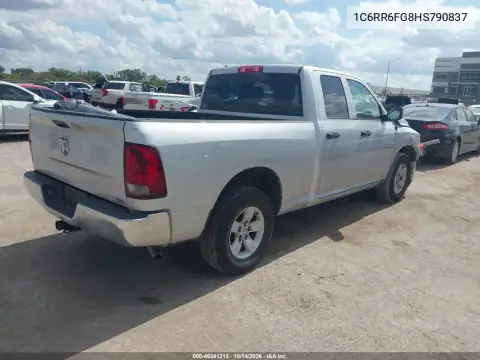 1C6RR6FG8HS790837 — 2017 RAM 1500, фото 5 з IAAI, Передня частина