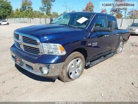 1C6RR7LTXHS548946 — 2017 RAM 1500, фото 3 з IAAI, Задня частина зліва