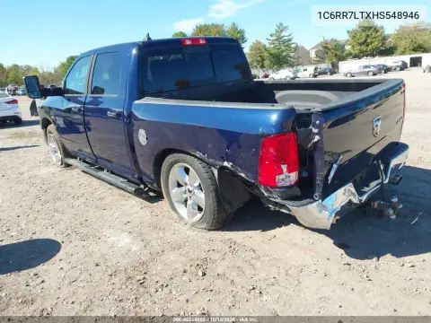 1C6RR7LTXHS548946 — 2017 RAM 1500, фото 4 з IAAI, Задня частина зліва