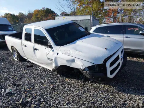 1C6RR7FTXHS594546 — 2017 RAM 1500, Prawy bok, zdjęć przed naprawą