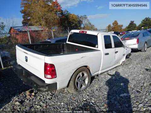 1C6RR7FTXHS594546 — 2017 RAM 1500, zdjęcie 5 z IAAI, Prawy bok