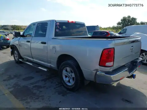 3C6RR6KT3HG773776 — 2017 RAM 1500, ფოტო 3, IAAI, წინა ნაწილი