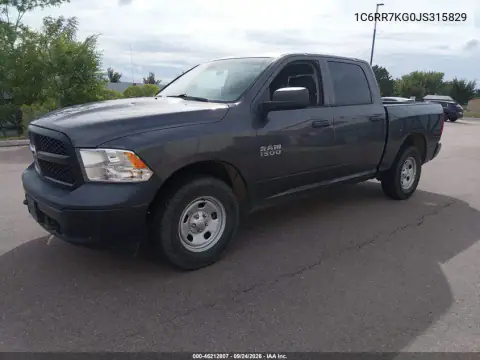 1C6RR7KG0JS315829 — 2018 RAM 1500, foto 3 de IAAI 21.10.2026, Desgaste normal