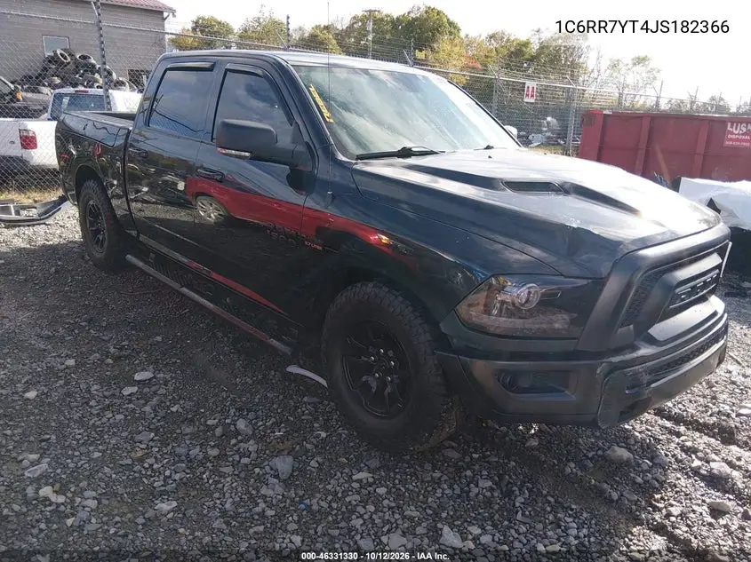 2018 Ram 1500 Rebel 4X4 5'7 Box VIN 1C6RR7YT4JS182366 фото 2