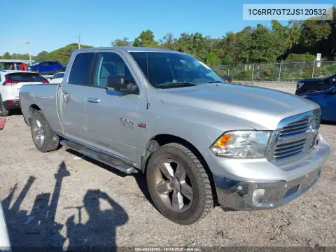 1C6RR7GT2JS120532 — 2018 RAM 1500, Задняя часть, фото до ремонта
