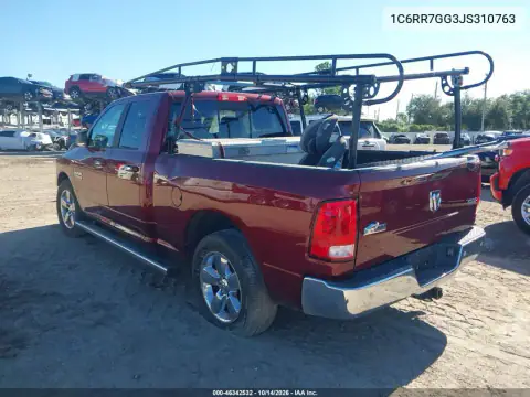 1C6RR7GG3JS310763 — 2018 RAM 1500, фото 3 с аукциона IAAI, Правый бок