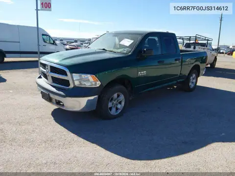 1C6RR7FG0JS314612 — 2018 RAM 1500, foto 3 de IAAI 27.10.2026, Delantera derecha