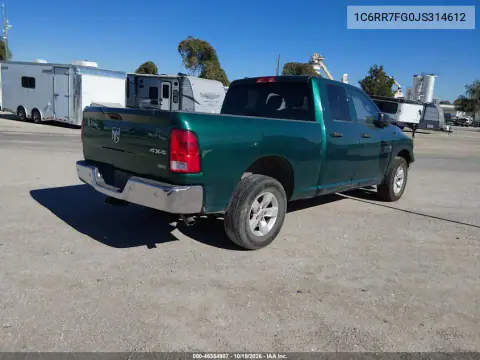 1C6RR7FG0JS314612 — 2018 RAM 1500, foto 5 de IAAI 27.10.2026, Delantera derecha