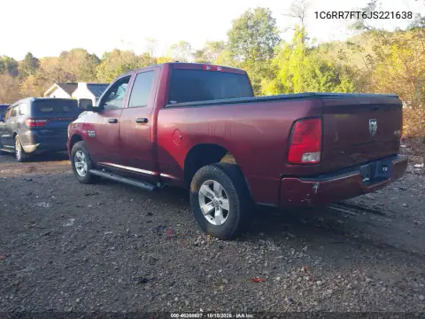 1C6RR7FT6JS221638 — 2018 RAM 1500, zdjęcie 4 z IAAI 27.10.2026, Normalne zużycie
