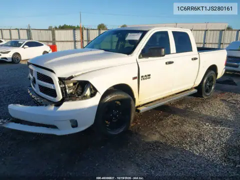 1C6RR6KT1JS280161 — 2018 RAM 1500, zdjęcie 3 z IAAI, Przód
